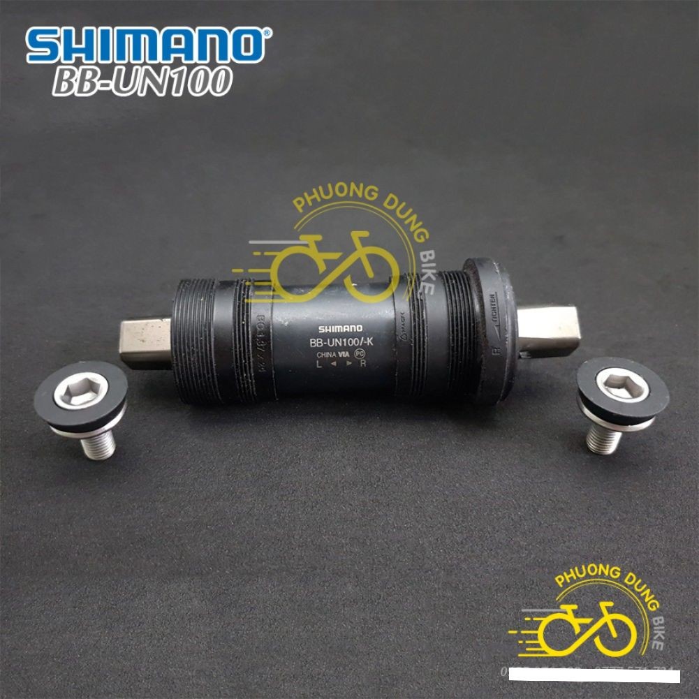 Trục giữa cốt vuông xe đạp Shimano BB-UN100 123mm