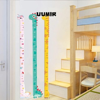 Uumir Thước Đo Chiều Cao Miếng Dán, Khủng Long Kỳ Lân Hươu Cao Cổ Chống Thấm Nước Miếng Dán Chiều Cao, Phim Hoạt Hình Trẻ Em Phòng Mẫu Giáo Trang Trí Mẫu Giáo Giấy Dán Tường Tự Dính