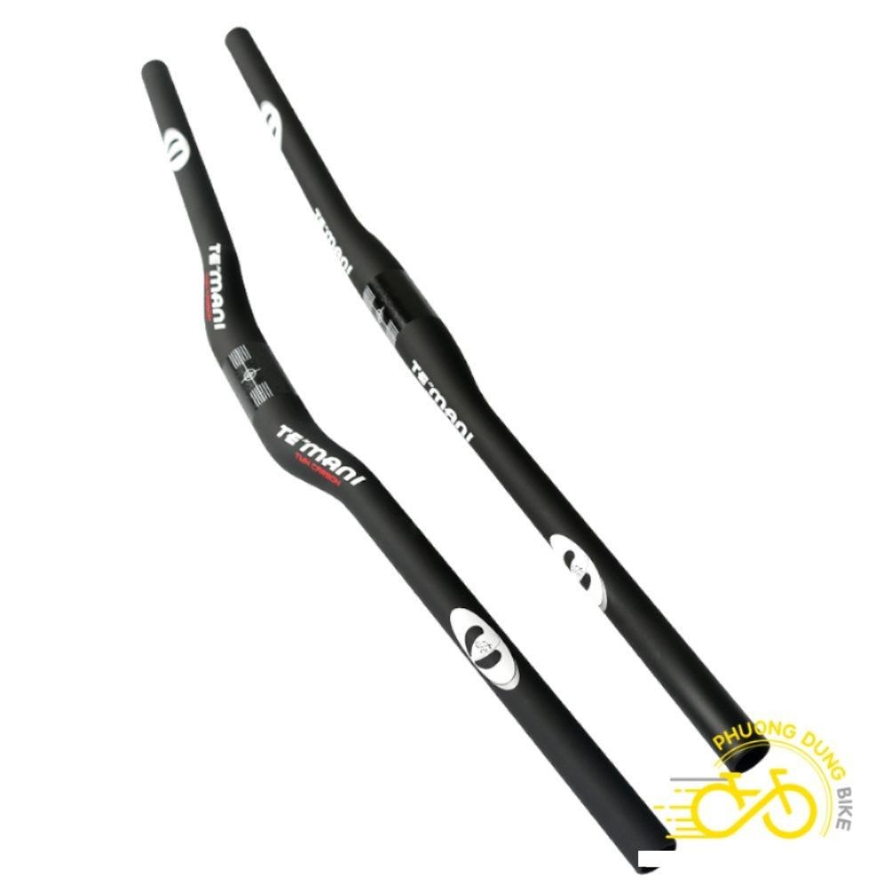 Ghi đông ngang Carbon xe đạp TEMANI TMN 31.8x640mm (Kiểu 02)