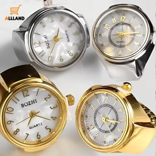 Vintage Punk Ngón Tay Đồng Hồ Mini Co Giãn Dây Đeo Hợp Kim Đồng Hồ Cặp Đôi Nhẫn Trang Sức Đồng Hồ Retro La Mã Thạch Anh Đồng Hồ Nhẫn Nữ Nam