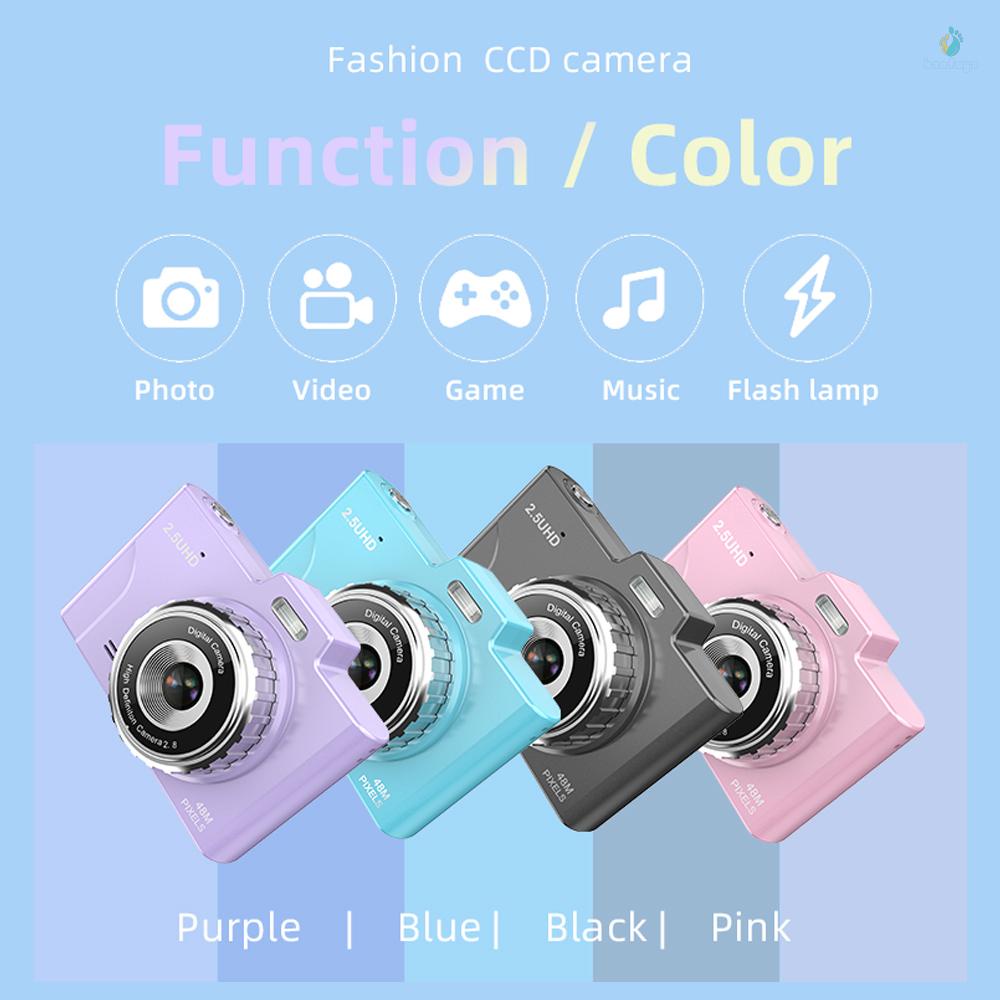 Camera 1080p Nhỏ Gọn 48mp 8X Hỗ Trợ Thẻ Nhớ tf 32gb tf Với Màn Hình 2.8-inch tft Cho Bé