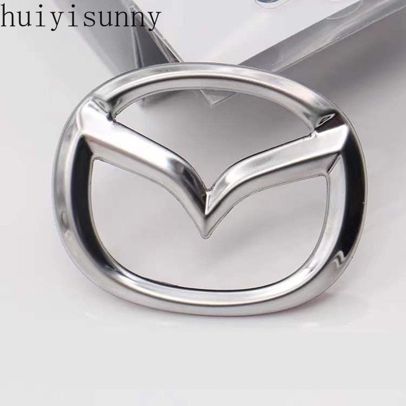 1 Nhãn Dán logo Màu Đỏ / Xanh Dương / Bạc Trang Trí Vô Lăng Xe Hơi mazda 2 3 6 cx-4 cx-5 cx-30
