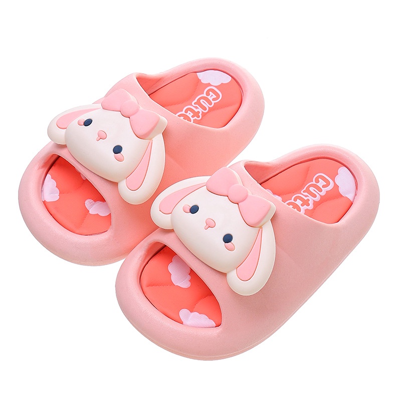 Dép đế mềm cho bé  chống trượt hoạt hình thỏ dễ thương cho bé gái