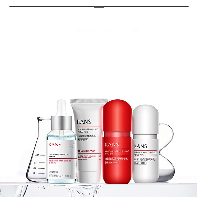 Kans Bộ Sản Phẩm Chăm Sóc Da Mềm Mịn ceramide Kèm Hộp Quà Tặng