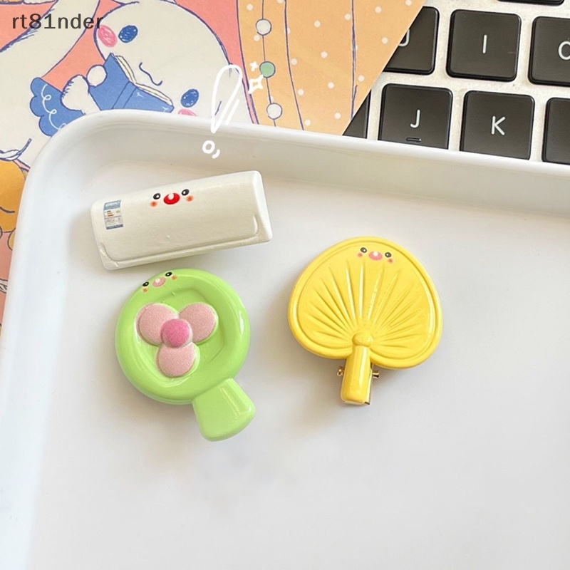 Kẹp Tóc Hai Mặt Hình Hoạt Hình Dễ Thương Sáng Tạo Thời Trang Mùa Hè Cho Nữ