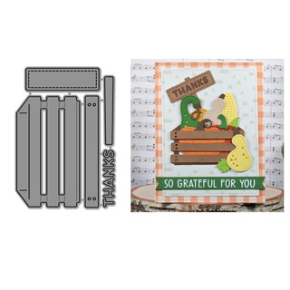 Khuôn Cắt Giấy Bằng Thép carbon Hình Giỏ Gỗ Dùng Trang Trí Sổ Tay diy Thẻ