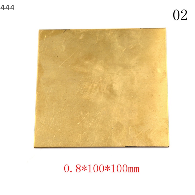 Tấm Lá Đồng 0.5mm / 0.8mm / 1mm / 2mm 100x100mm Chuyên Dụng