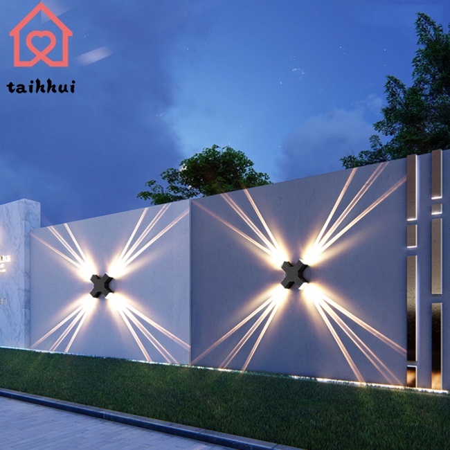 Đèn led Gắn Tường 4w 120 Độ Sáng Cao Chống Tia uv Cho Sân Vườn