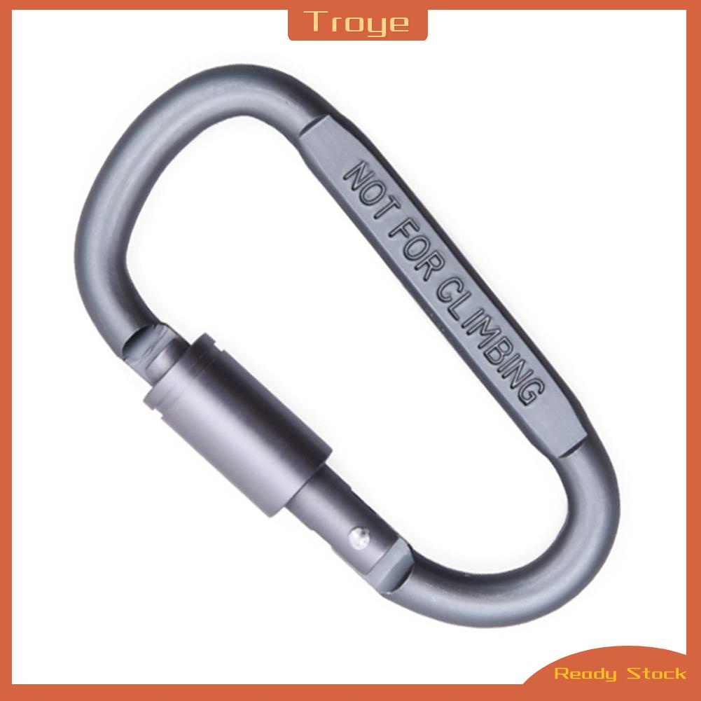 ❀ Troye troye ❀ Set 6 Móc Khóa Cắm Trại Hình Chữ d Bằng Hợp Kim Nhôm