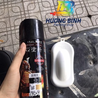 Samurai f2 - sơn xịt màu trắng mờ f2