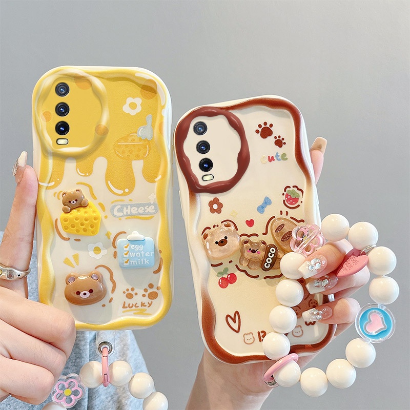 ốp lưng vivo y20 ốp lưng vivo y12s Ốp Điện Thoại Gắn Búp Bê 3d Xinh Xắn Cho vivo y20 vivo y12s vivo 