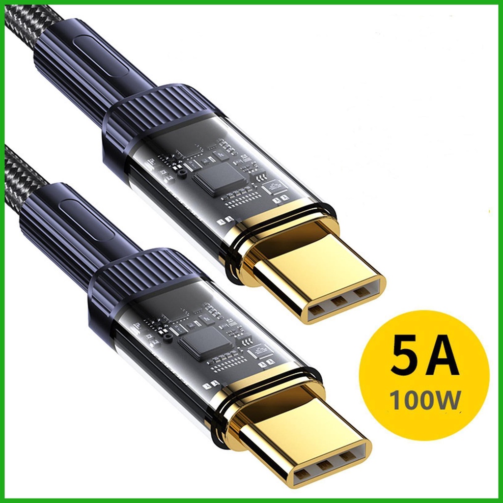 Dây Cáp Sạc Nhanh type c 5a 100w Đa Năng Cho Máy Tính Bảng Javn