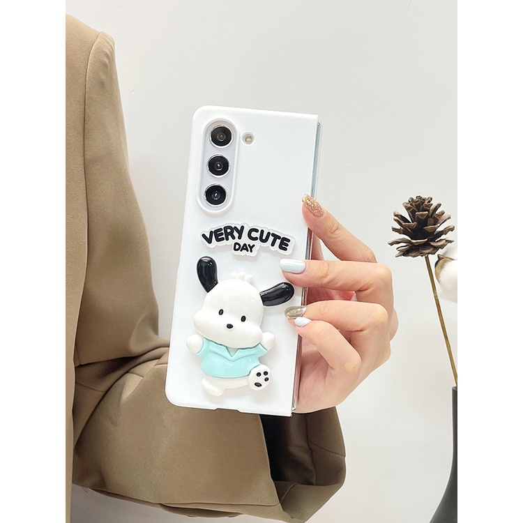 Thời Trang Ốp Điện Thoại Mặt Nhám Họa Tiết Hoạt Hình Dễ Thương Cho samsung galaxy z fold 5 4 3 2 z Fold5 fold4 5g