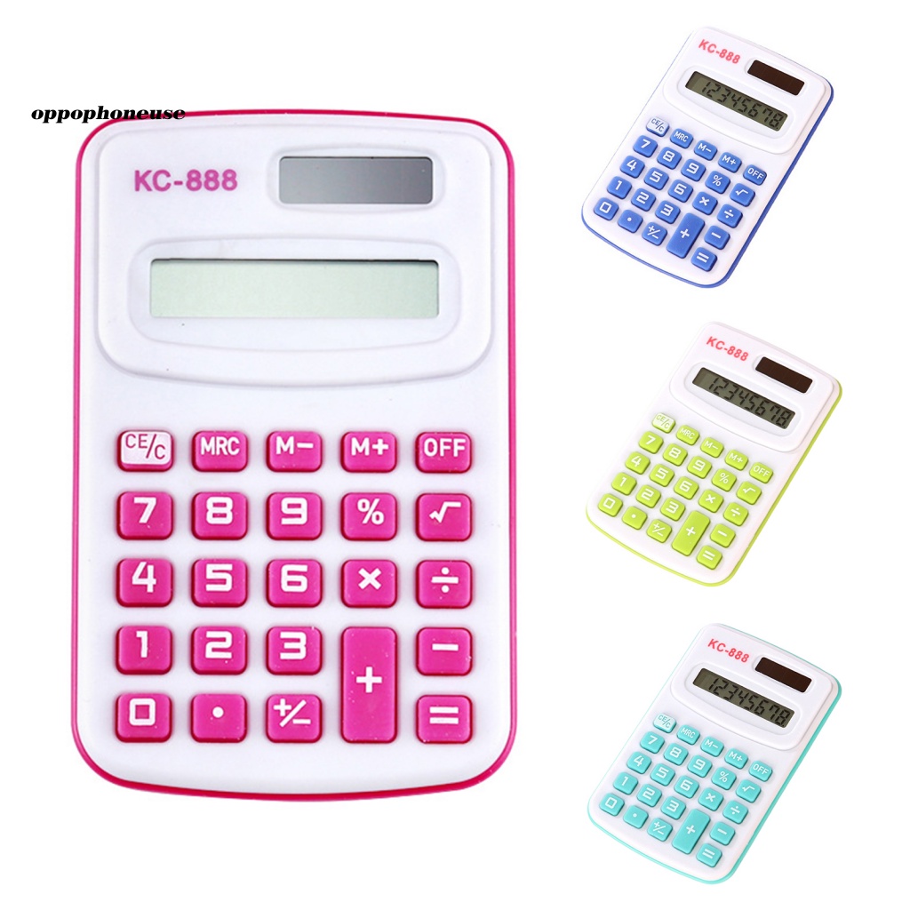 OPPO Máy Tính Điện Tử mini 8 Chữ Số Dễ Mang Theo Cho Trẻ Em