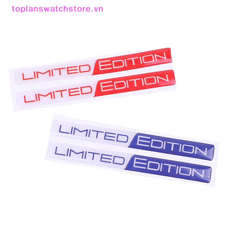 Miếng Dán 3d Trang Trí Xe Hơi In Chữ limited edition vn