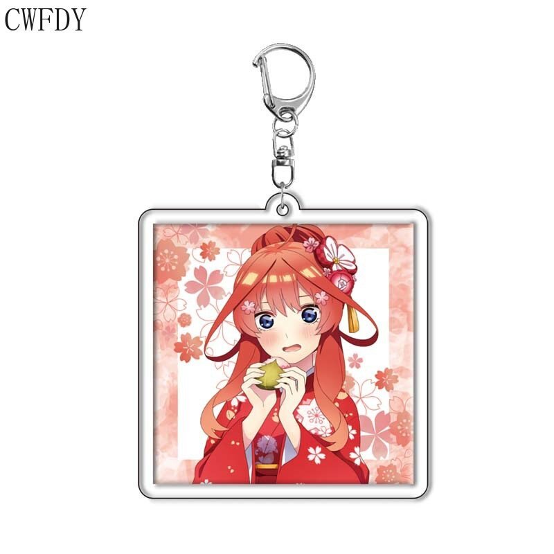 Móc khóa NHÀ CÓ 5 NÀNG DÂU The Quintessential Quintuplets Keychain Nakano Ichika Nino Miku Yotsuba Itsuki Acrylic