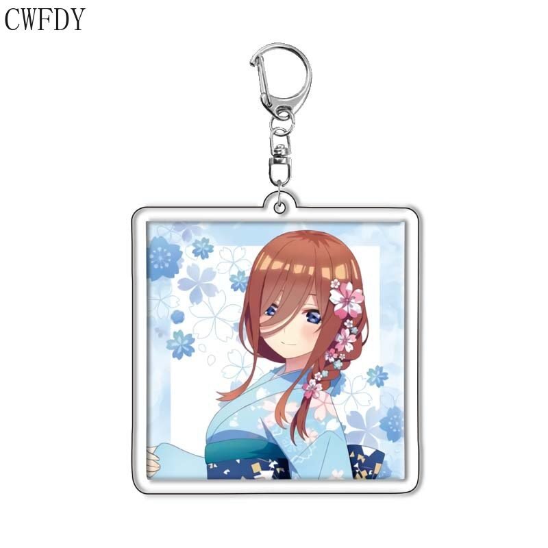 Móc khóa NHÀ CÓ 5 NÀNG DÂU The Quintessential Quintuplets Keychain Nakano Ichika Nino Miku Yotsuba Itsuki Acrylic