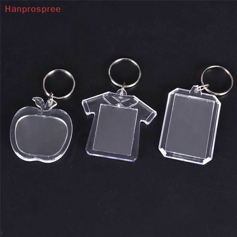 Hanprospree > Set 5 Móc Khóa Khung Ảnh Trong Suốt diy