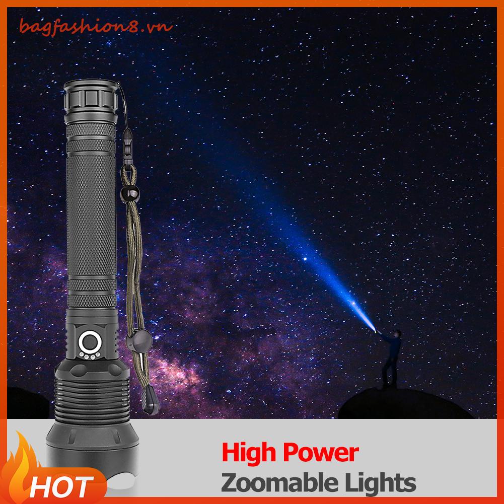 Vận chuyển nhanh  Đèn Pin LED XHP70 3 Chế Độ 2000LM Đèn Pin IPX4 Chống Nước Siêu Sáng AU