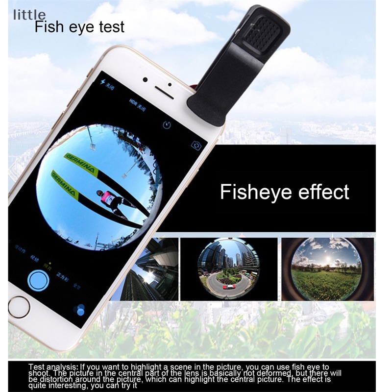 Vnlittle fish eye lens Điện Thoại Di Động Với Góc Nhìn Rộng
