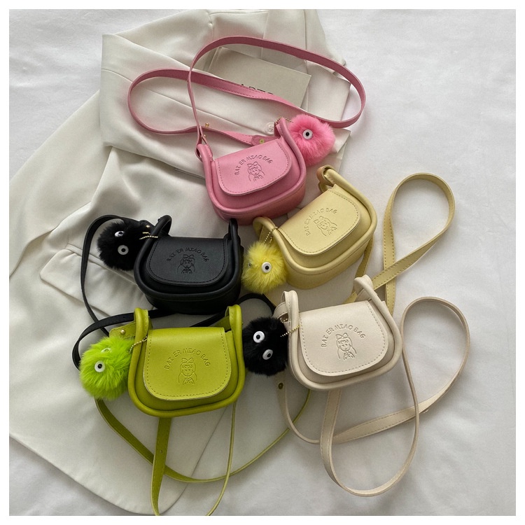 Túi Đeo Chéo mini Bằng cotton Màu Trơn Dễ Thương Thời Trang Cho Nữ