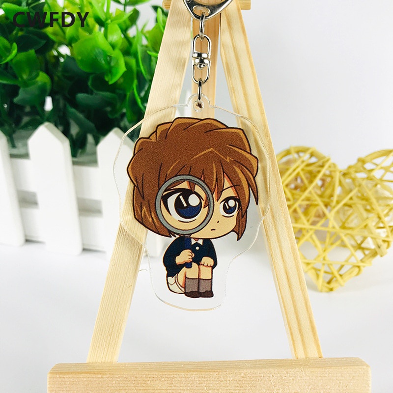 Móc khoá thám tử lừng danh conan Anime Detective Conan Keychain Kudo Shinichi Phụ kiện trang trí chibi cute