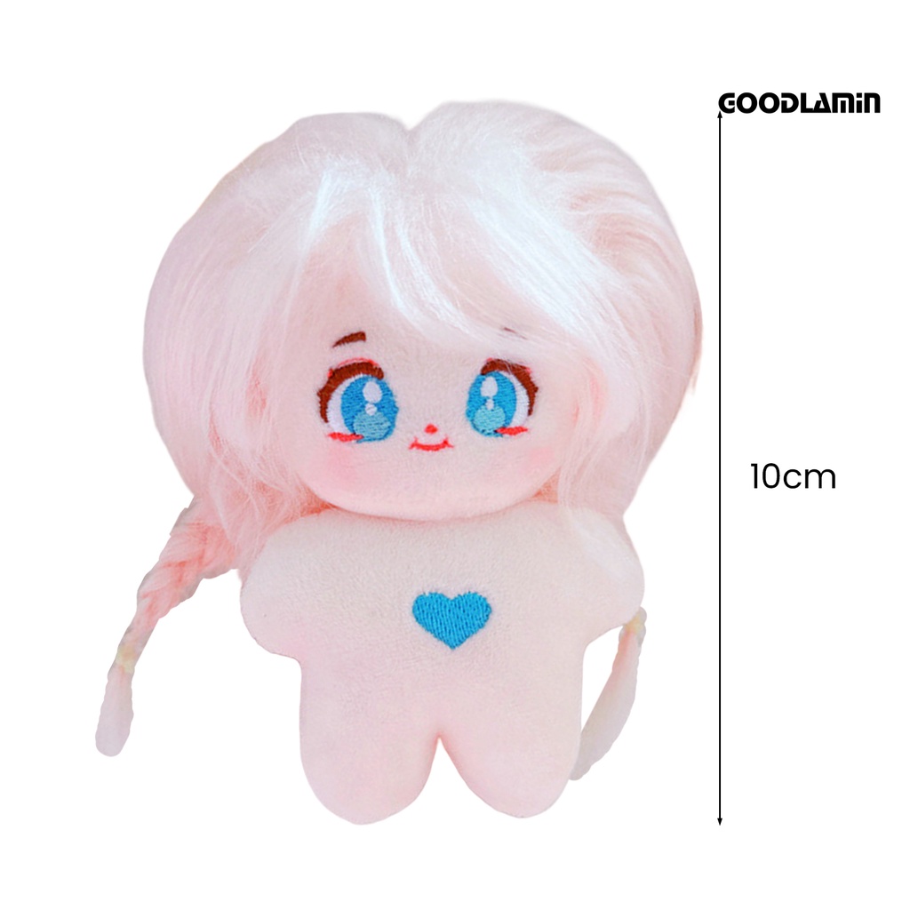 Goodlarxx Búp Bê Vải cotton 10cm Hình Cô Gái Mắt To Dễ Thương