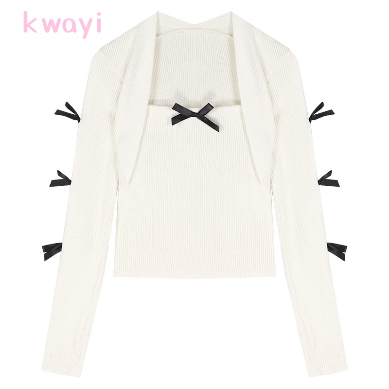 Kwayi Áo Len áo khoác cardigan áo cardigan Thời trang hàn quốc WMY2390HXW 36Z230909