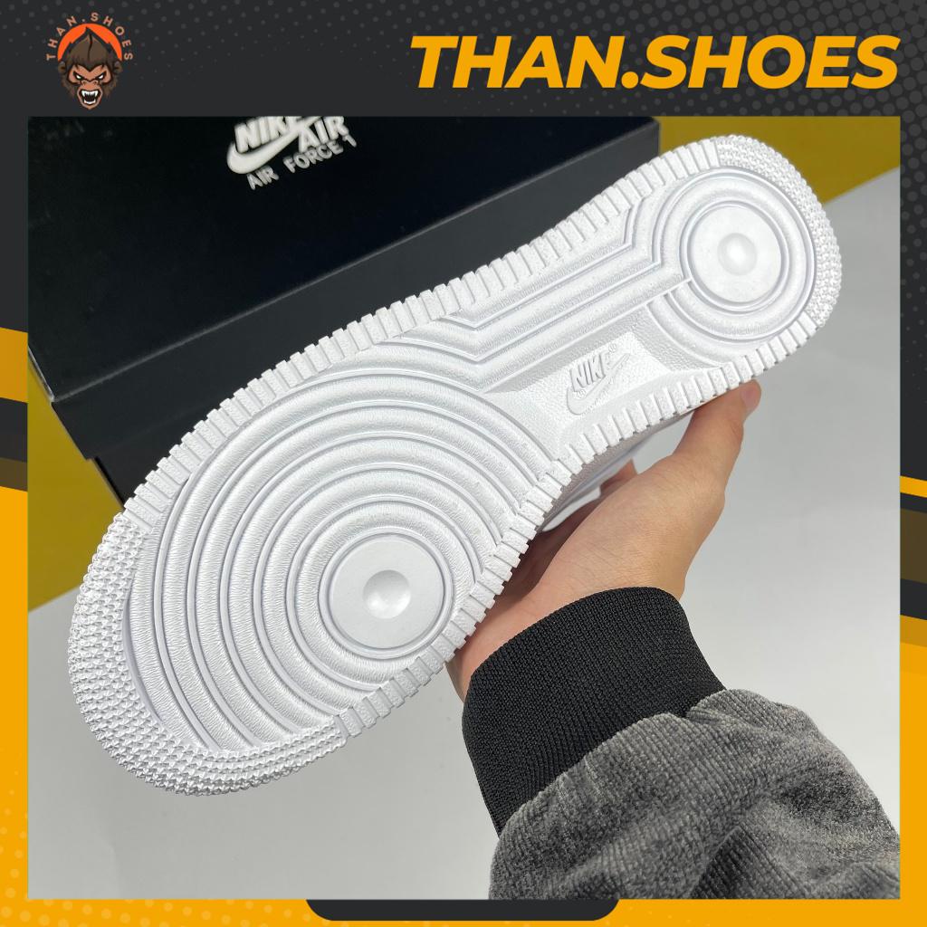 Giày AF1 Low Just Do It Hangtag, AF1 Trắng Lòng Đỏ Móc Đồng Xu - Than.Shoes