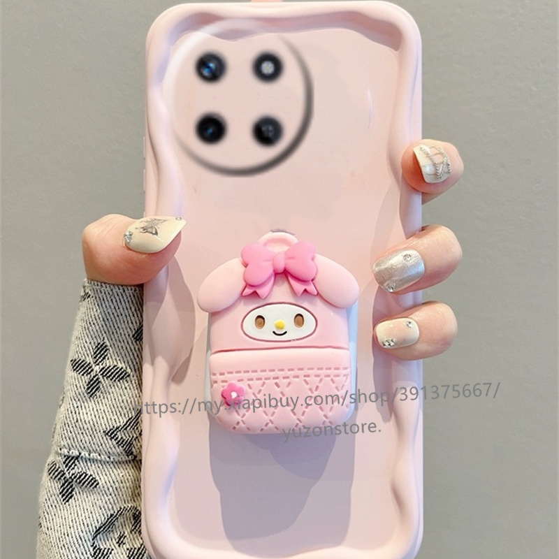 Phù Hợp Ốp Điện Thoại Silicon Họa Tiết macaron Kèm Giá Đỡ Cho realme 11 pro pro + realme 10t 10 pro pro + 4g 5g nfc