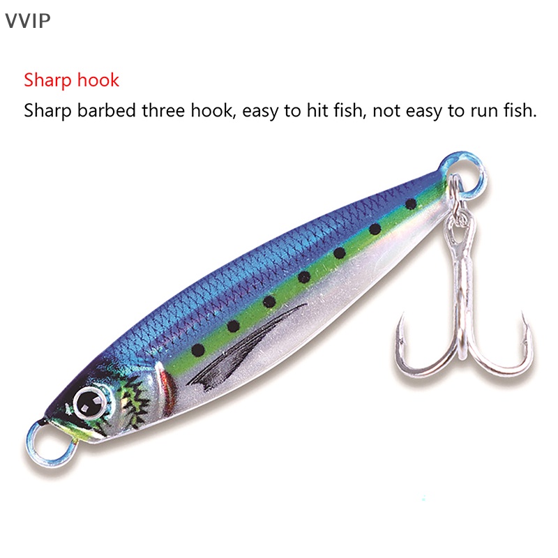 Mồi Câu Cá Giả 3d Bằng Kim Loại 7g 10g qdd