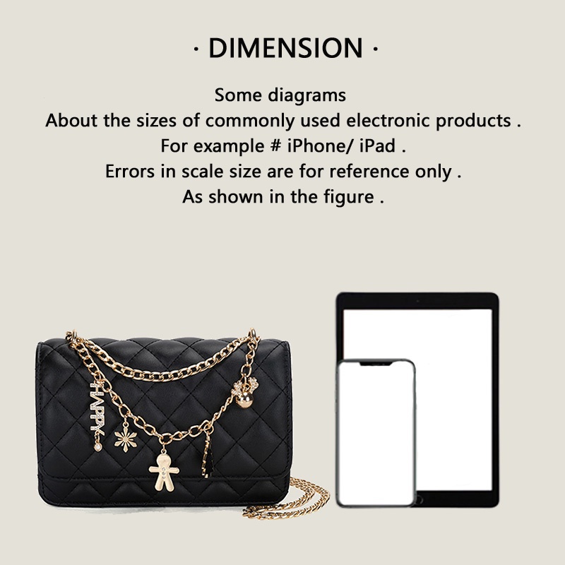 Mới Túi Đeo Chéo Vai Hình Vuông Nhỏ Thiết Kế Kim Cương Thời Trang Cao Cấp Với Trang Trí