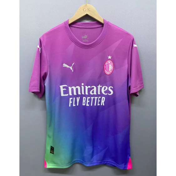 Áo Thun NgắN Tay In Chữ "2023-24 ac"