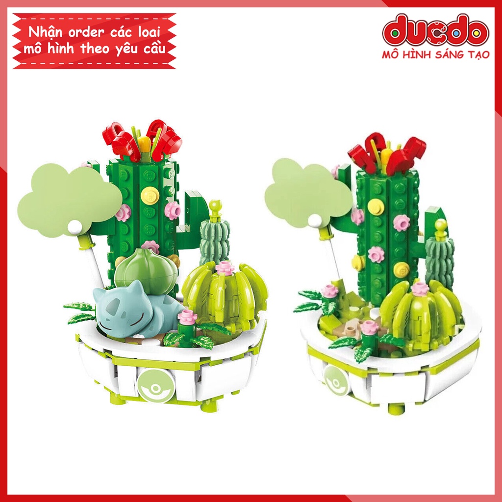 Keeppley K20220 Lắp ghép Pokemon Bulbasaur - Đồ chơi Xếp hình Mô hình Pikachu