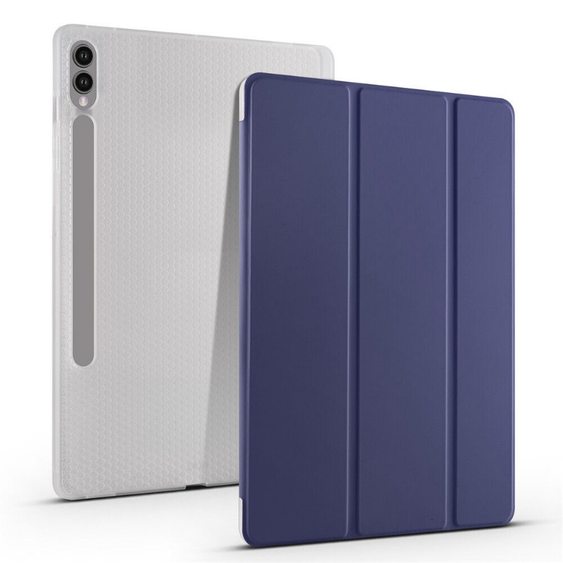 Bao Da Máy Tính Bảng Nắp Gập Thông Minh Có Ngăn Đựng Bút Cho samsung galaxy tab s9 fe 10.9 sm-P510 Smx516B Giá Đỡ