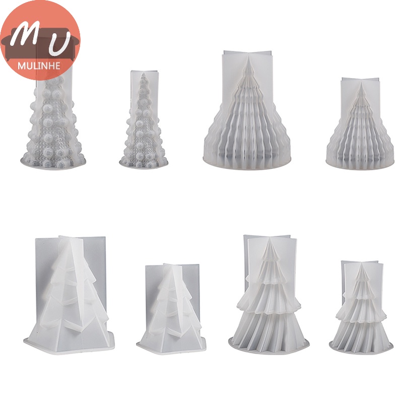 Khuôn Silicon Làm Xà Phòng Hình Cây Thông Giáng Sinh 3d diy vn