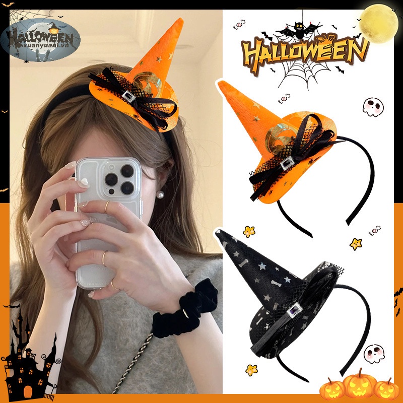 Băng Đô Cài Tóc Hóa Trang Bộ Xương Bí Ngô halloween