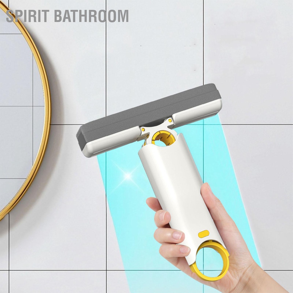 SPIRIT Bathroom Cây lau nhà mini cầm tay Nước rửa miễn phí bằng bọt biển cho bếp Phòng tắm Chậu mặt để bàn