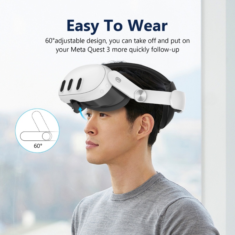 Dây Đeo Đầu Thay Thế Điều Chỉnh Được Cho meta quest 3 vr
