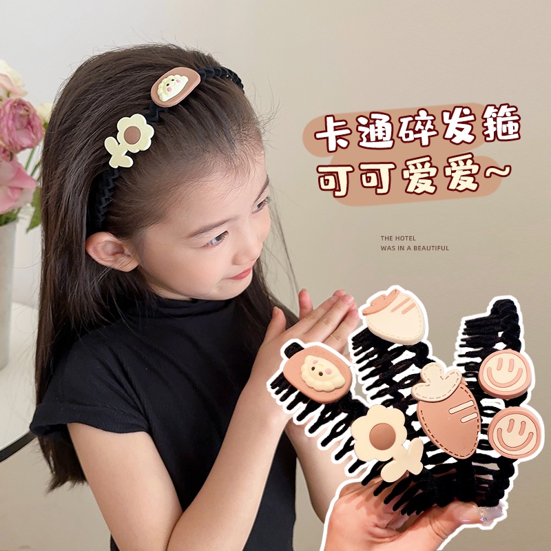 Băng Đô Cài Tóc Răng Cưa Hình Ngôi Sao Đính Đá Dễ Thương Cho Bé Gái