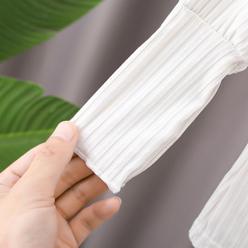 Áo Thun Dài Tay Thời Trang Mùa Thu Xinh Xắn Dành Cho Bé Gái