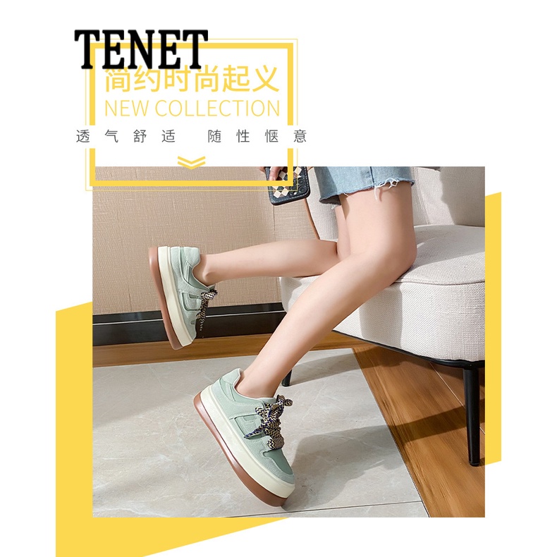 TENET  thể thao nữ giày giày thể thao nữ đáy dày  Chống trơn trượt Đàn hồi Lịch sự Thoáng khí FYD2390RJU37Z230915