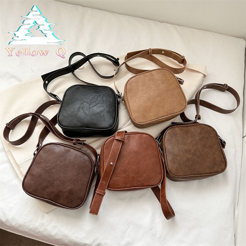 Yellow túi xách nữ túi đeo chéo  2023NEW Thời trang hàn quốc Korean INS GDJ23910WT