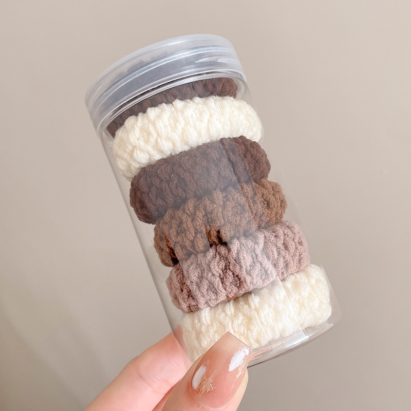 Mới Dây Cột Tóc Cao Su Dày Co Giãn Thiết Kế Đơn Giản Cho Nữ