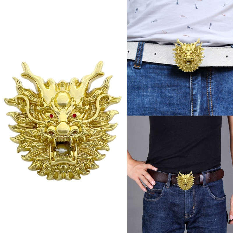 ACE Dragon Head Belt Buckle Teens Boy Belt Buckles cho quần Phụ kiện quần áo