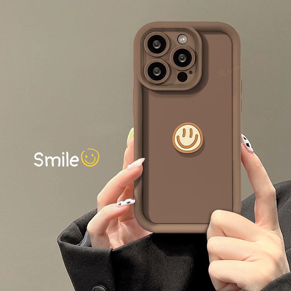 Ôp Điện Thoại Silicon Dẻo Hình Mặt Cười 3d Cho iphone 11 12 13 14 15 pro max plus 11pro 13pro 6 6s 7 8 plus x xr Xsmax 14pro 15pro Ốp