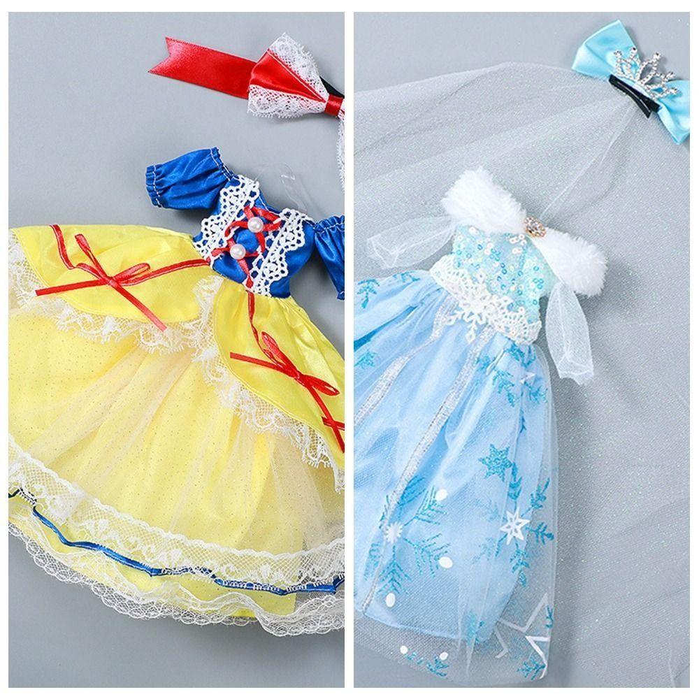 Bộ Đầm Công Chúa Bằng Vải cotton Dễ Thương Cho Búp Bê 11 inch 30cm 11 inch