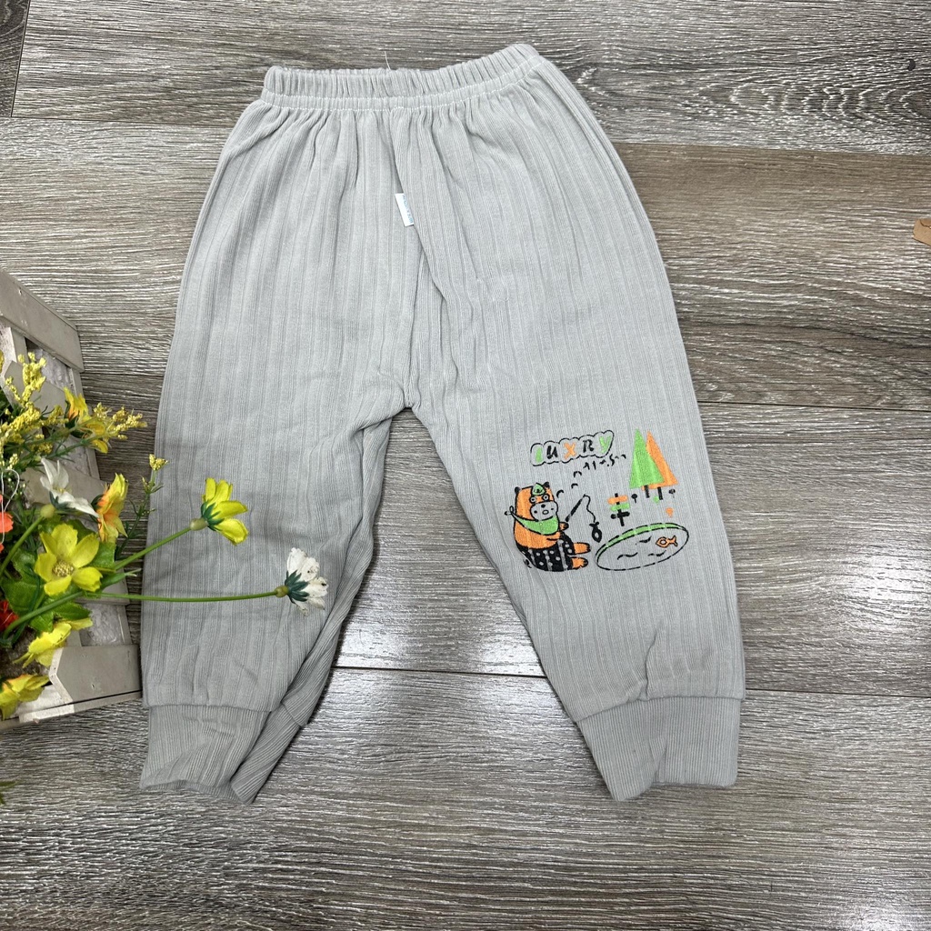 Quần dài len tăm hình thú cho bé trai, bé gái