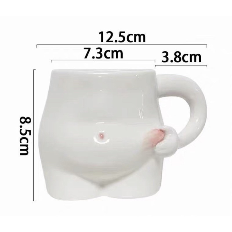 Cốc mỡ bụng, ly bụng béo siêu xinh