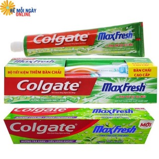 Kem đánh răng Colgate MaxFresh trà xanh cực the mát 180g